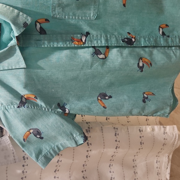 Bundle of 2 Boys Shirts Sz 6-7 - Picture 1 of 3